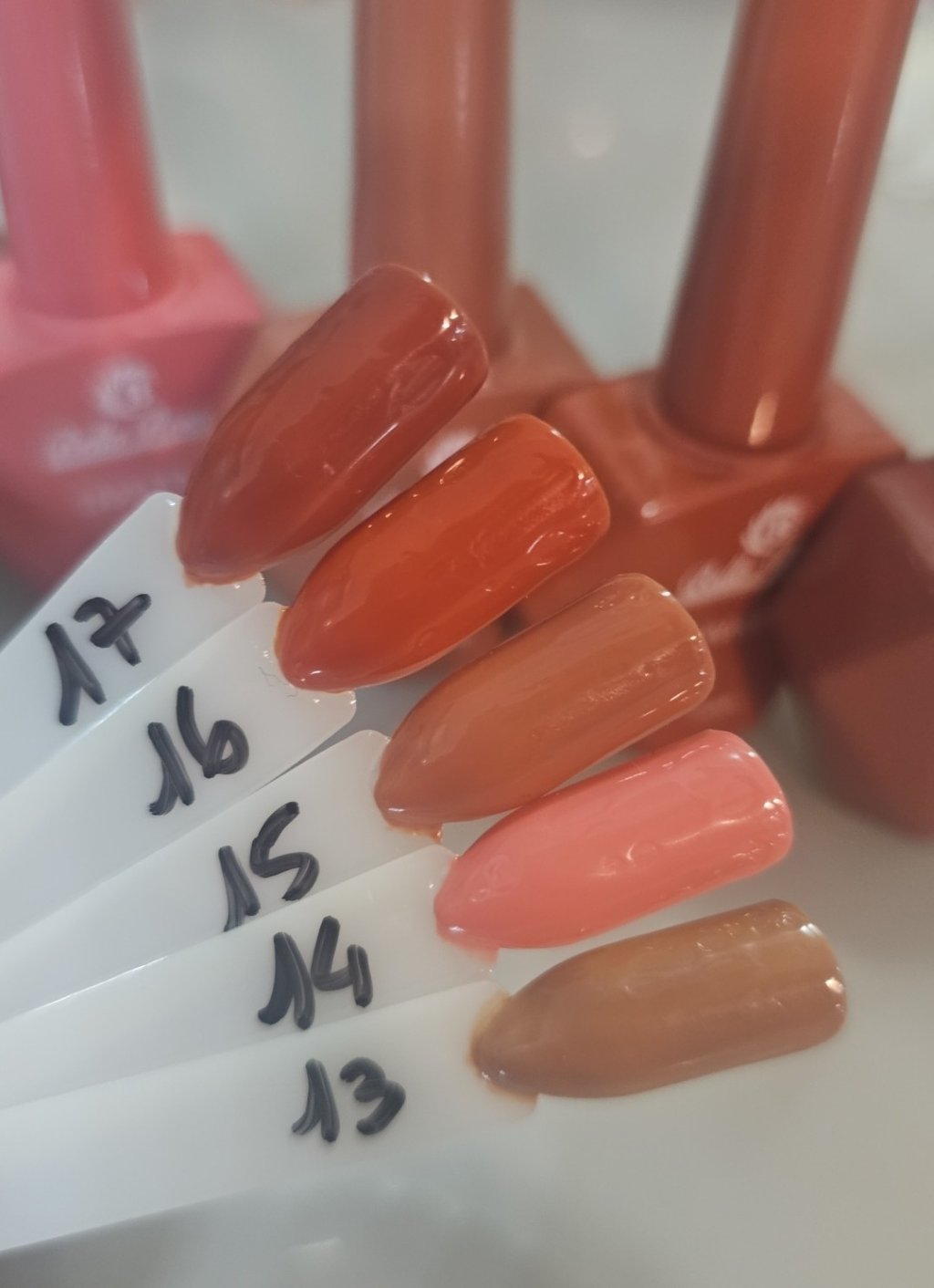 Esmalte bella rosa diamante 