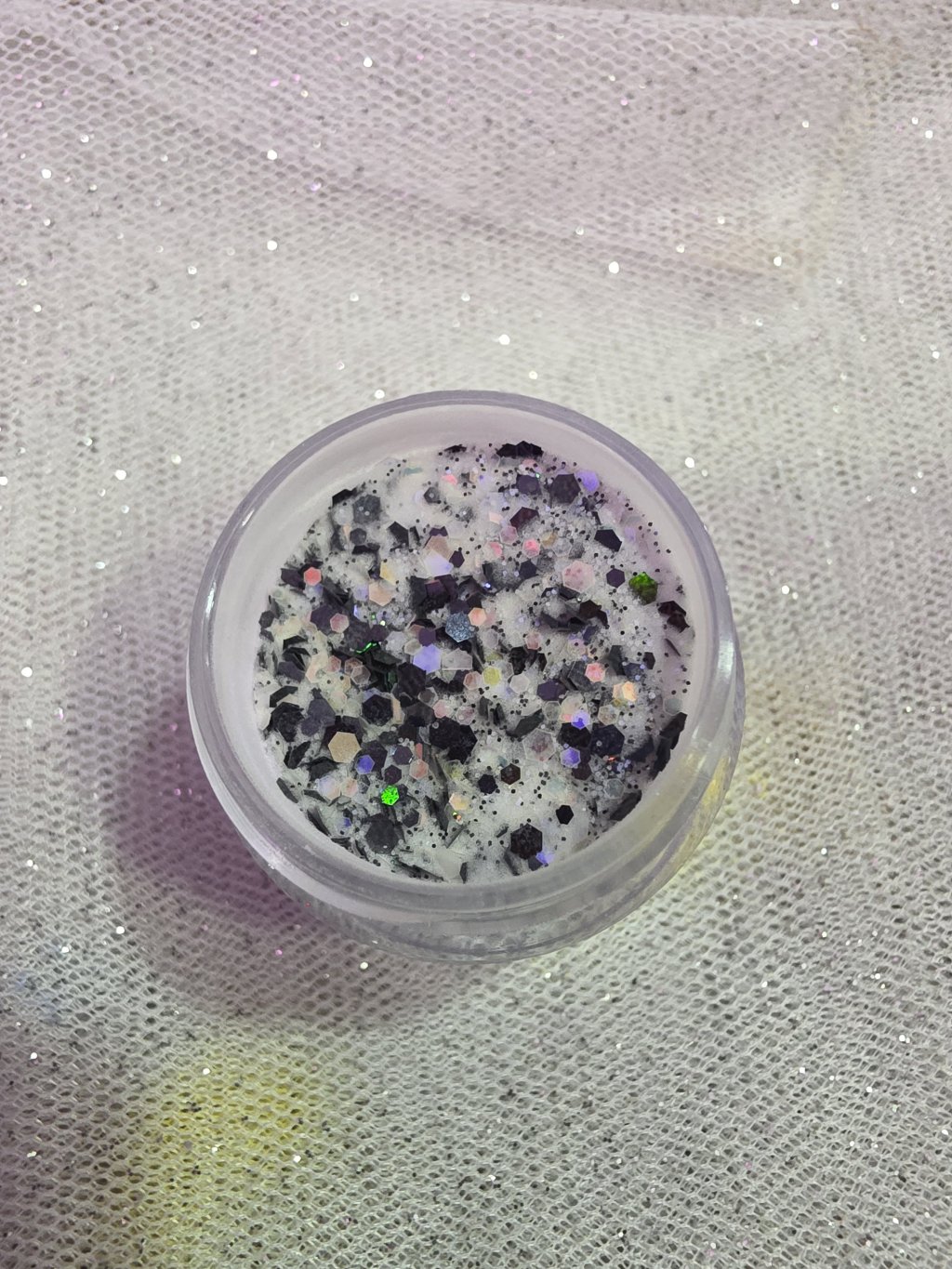 Po acrílico tones 166 com gliter