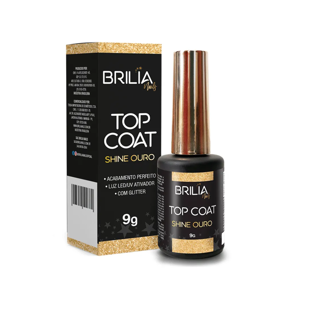 top coat brilia shine dourado