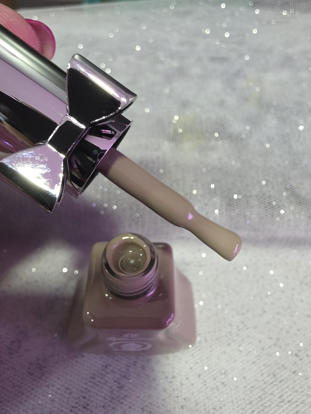 Esmalte Gel Bella Rosa Tope prata 2