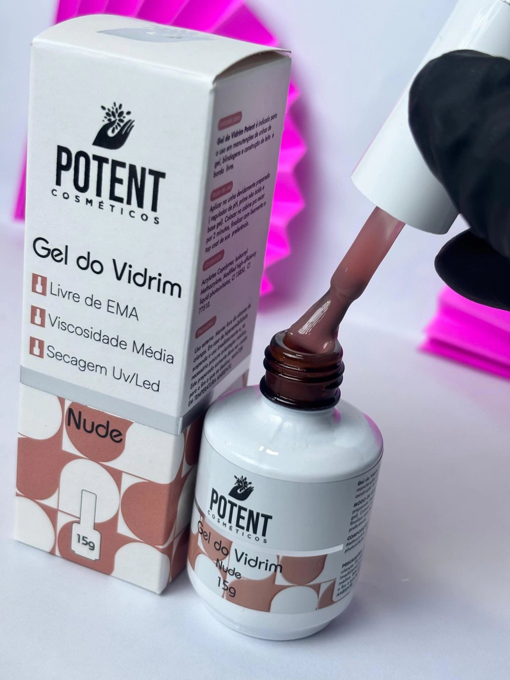 Gel do vidrim nude 15g potent