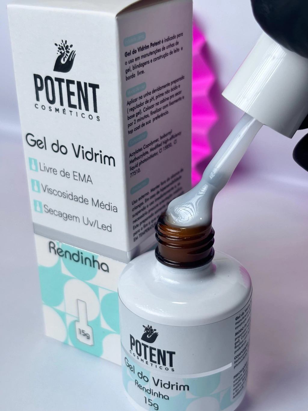 gel no vidrim rendinha 15g potent