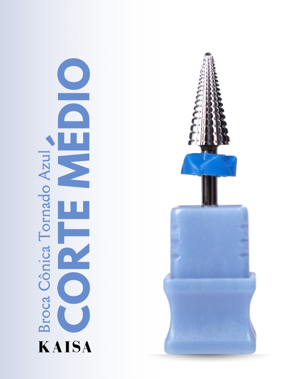 Broca Cônica Tornado de Tungstênio  – 5 em 1 azul