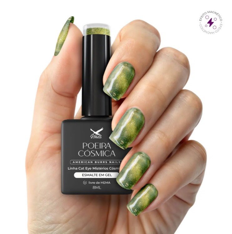 Esmalte Gel magnetico poeira cosmica american nails
