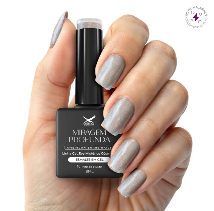 Esmalte Gel magnetico miragem profunda american nails