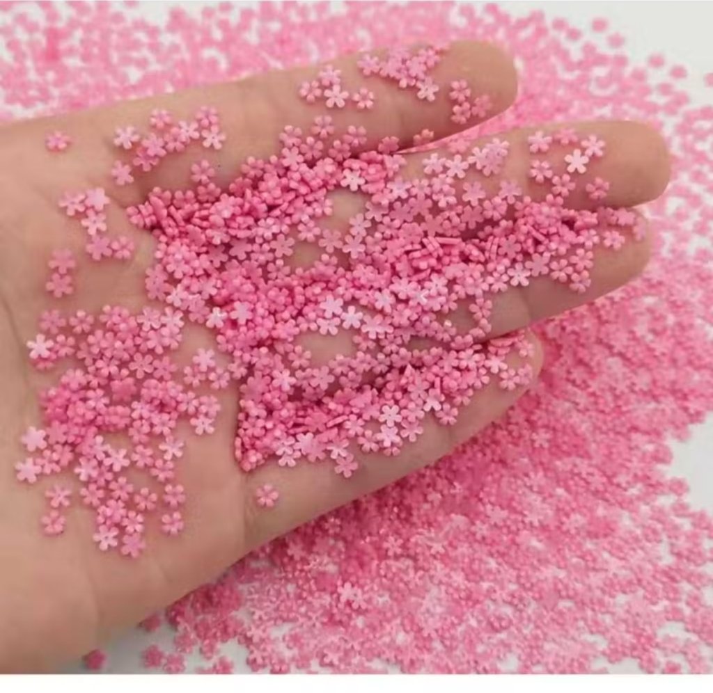 Mini flores rosa 3mm
