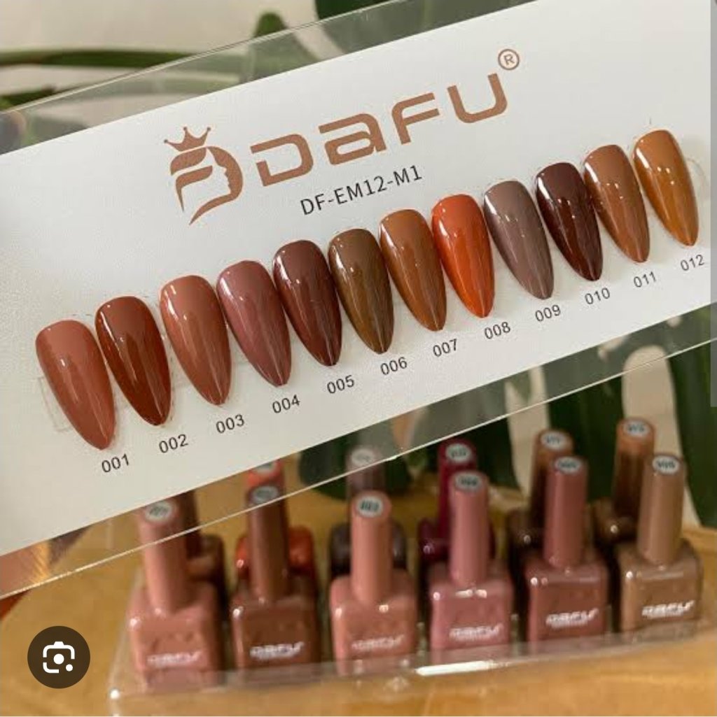 ESMALTE GEL DAFU COLEÇAO MARRONS