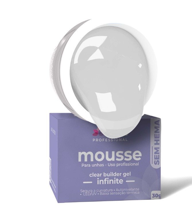 gel mousse risa infinite transparente 30g hard