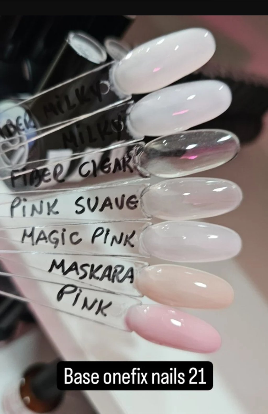 CAPA BASE ONEFIX FIBER MILKY NAILS 21