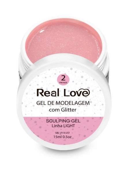 Gel reaL love 2 com gliter