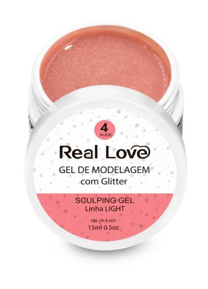 Gel real love 4 com gliter