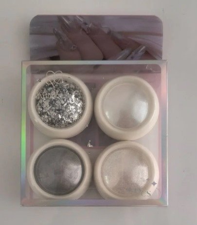 decoraçao sereia/prata/cromado