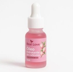 oleo de cuticulas real love pessego