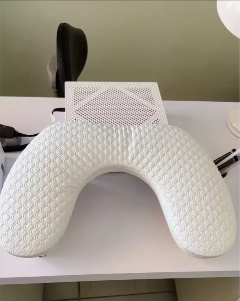 apoio de braços branco