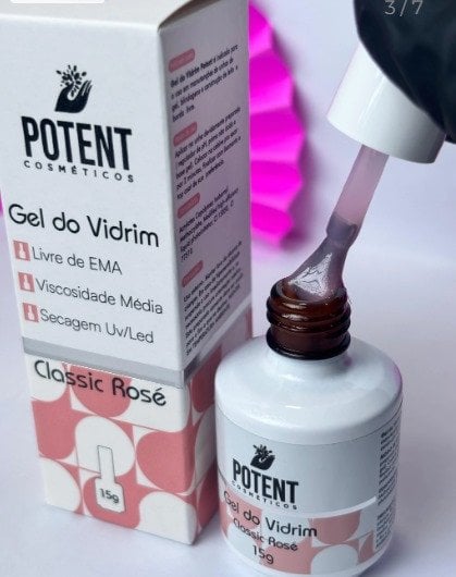gel no vidrim classic rose 15g potent