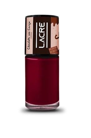 esmalte lacre chocolate com cereja