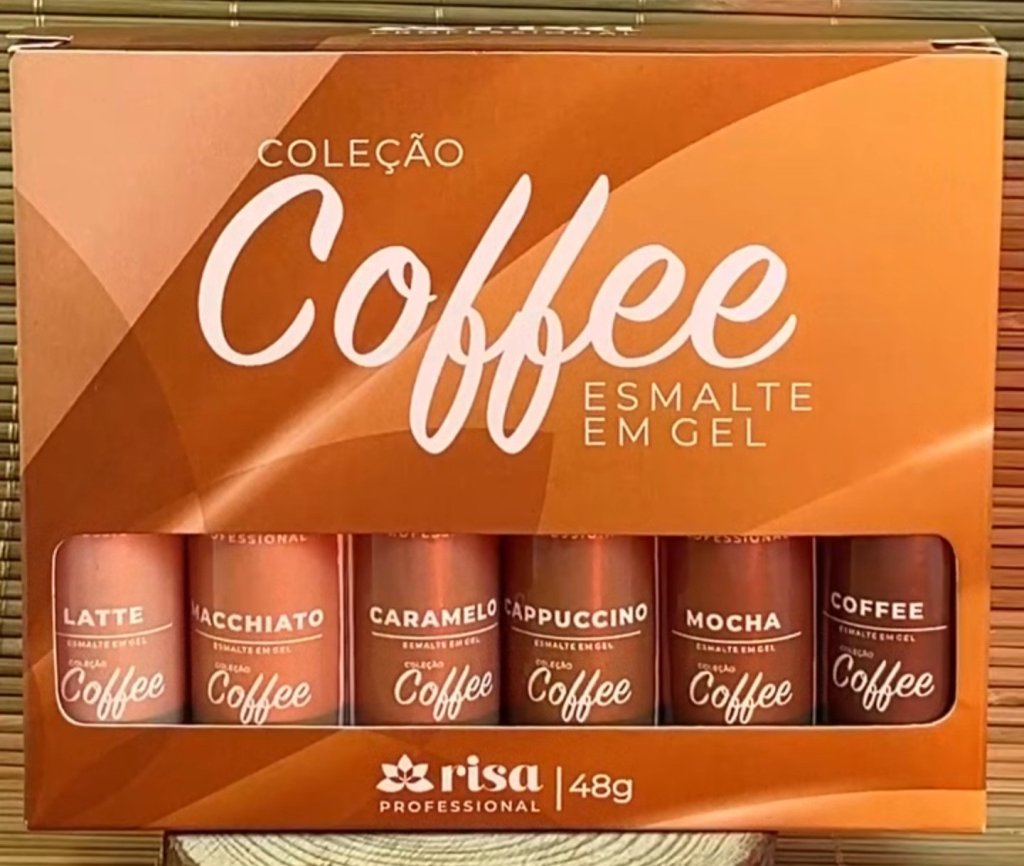 Kit esmaltes coffe risa