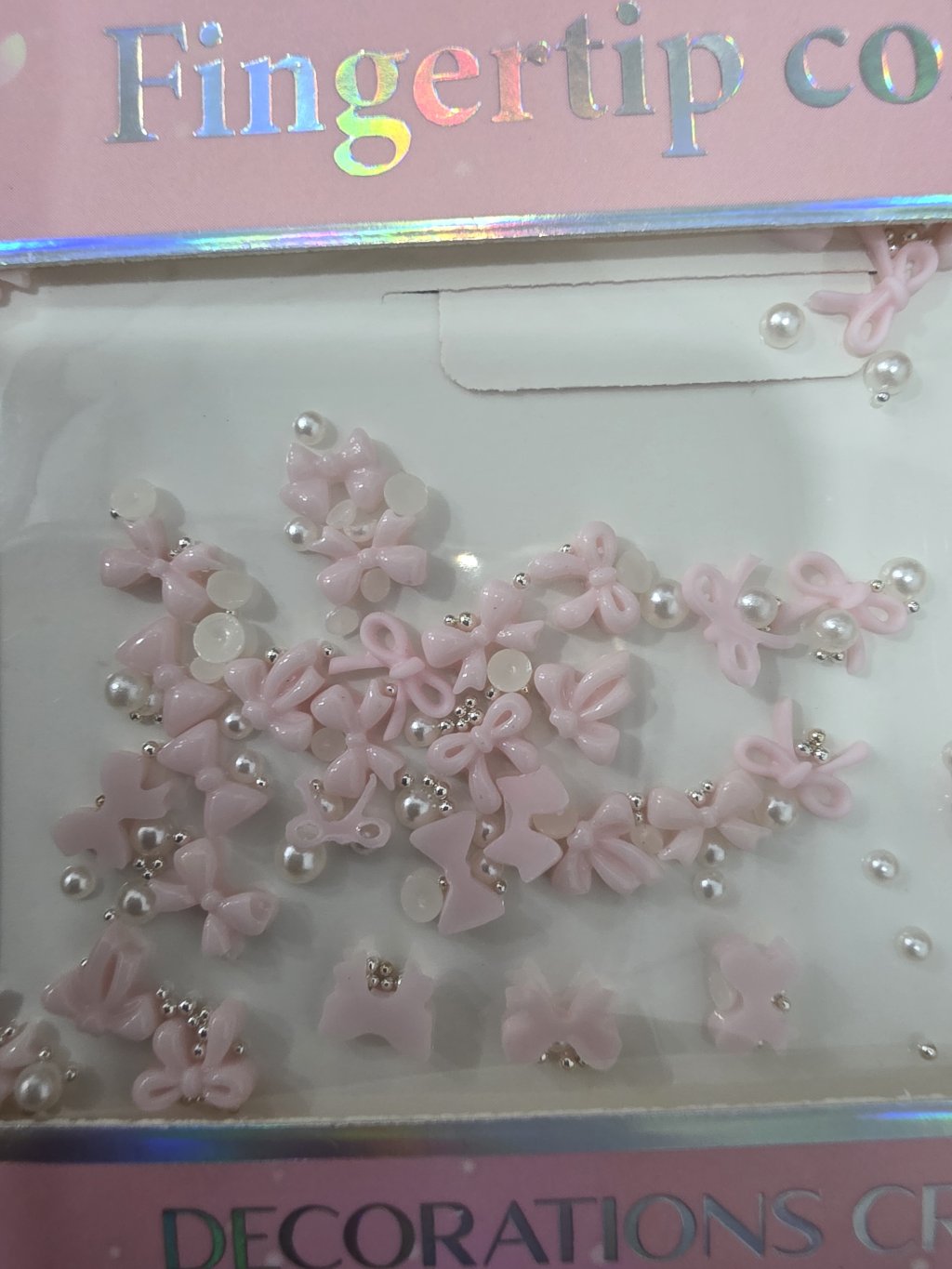Decoração tope rosa com perolas