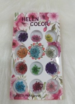 Flor seca helen color