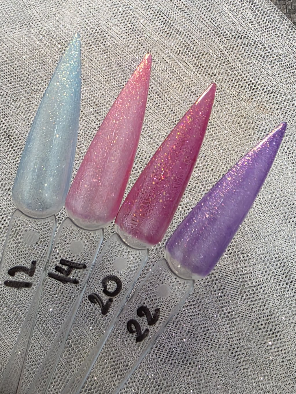 Esmalte mil purpurinas helen