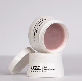 gel uze nails nude perfeito