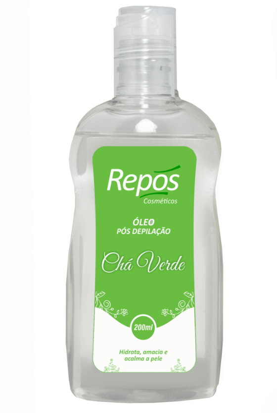 oleo depilaçao repos chá verde