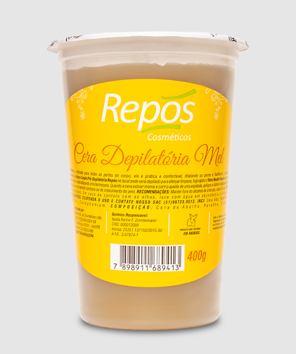 cera depilatória repos mel