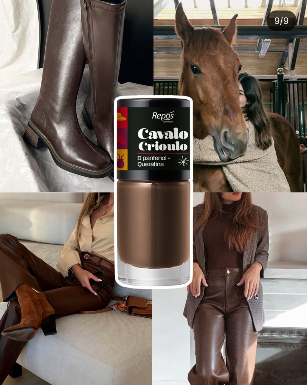 Esmalte repos cavalo crioulo 