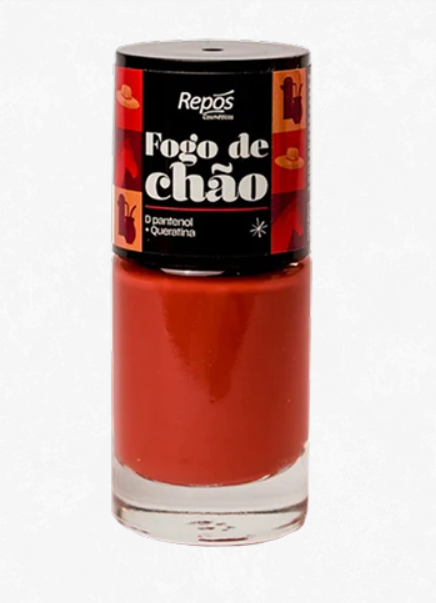 Esmalte repos fogo de chão 