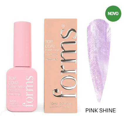 top coat forms pink shine
