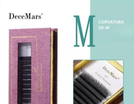 CÍLIOS DECEMARS - 5DW - CURVATURA M UNITARIO