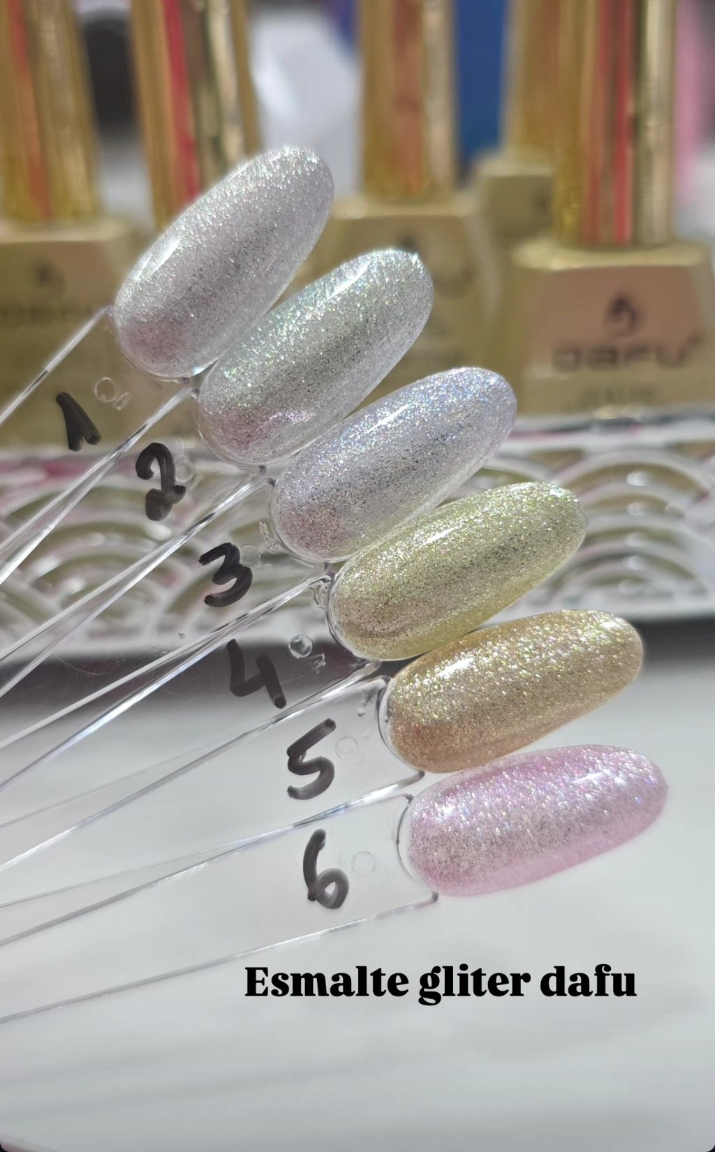 Esmalte gliter dafu