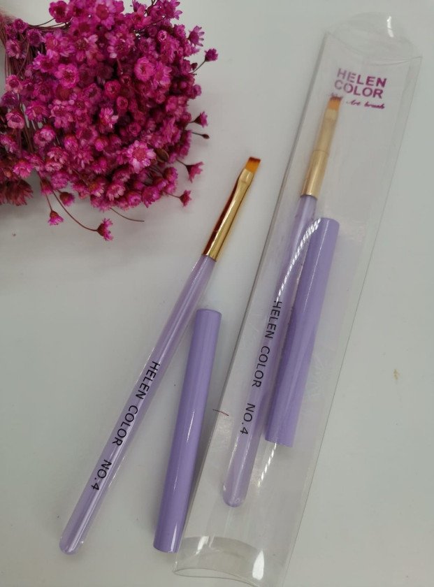 pincel helen chanfrado lilas