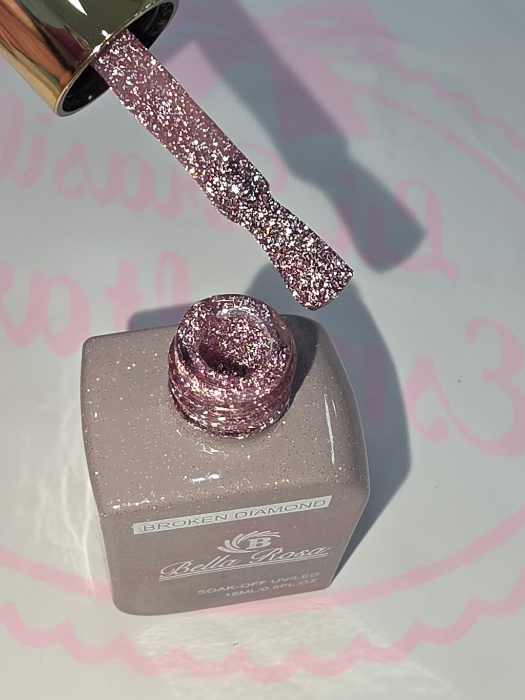 Esmalte reflexivo bella rosa 1