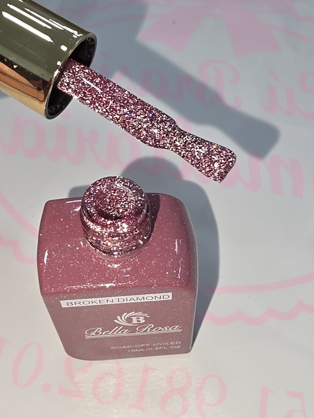 Esmalte reflexivo bella rosa 8