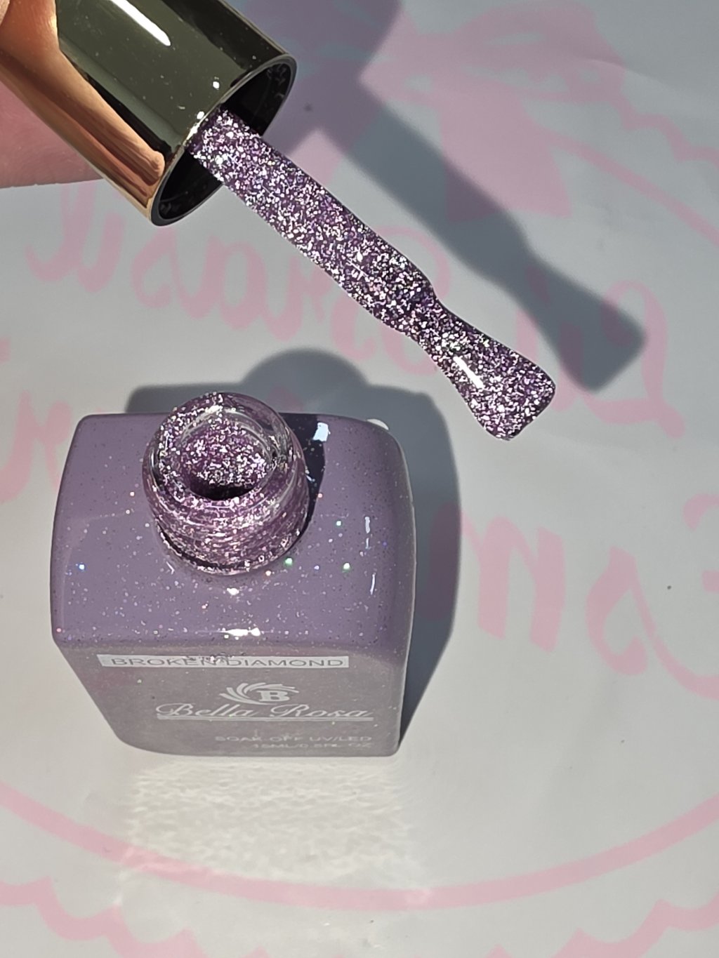 Esmalte reflexivo bella rosa 13