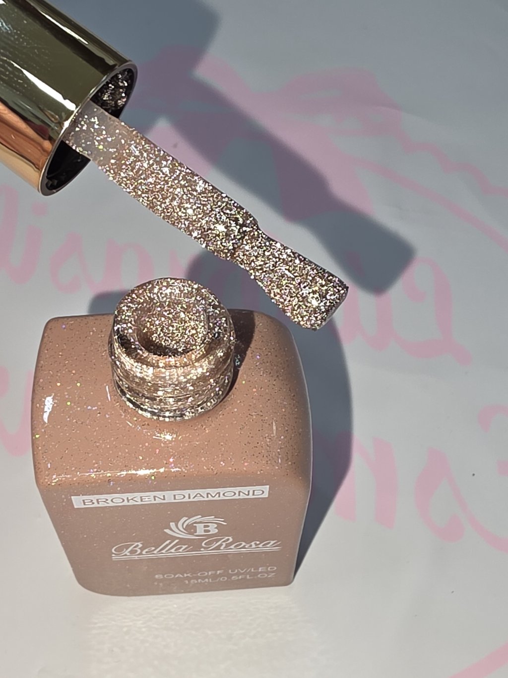 Esmalte bella rosa reflexivo 17