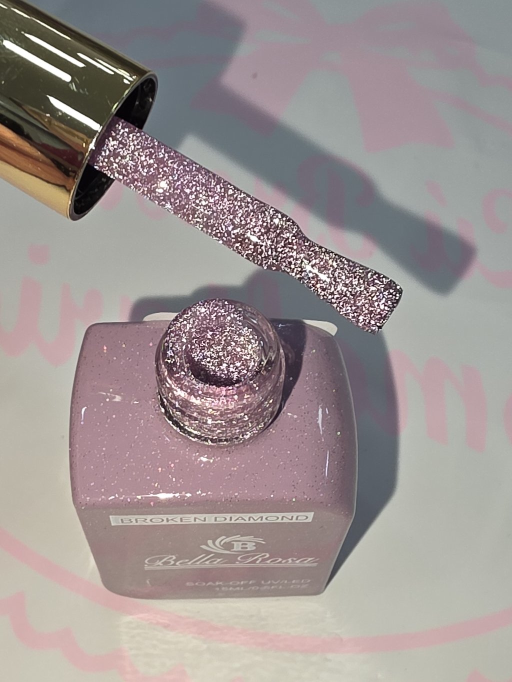 Esmalte reflexivo bella rosa 20