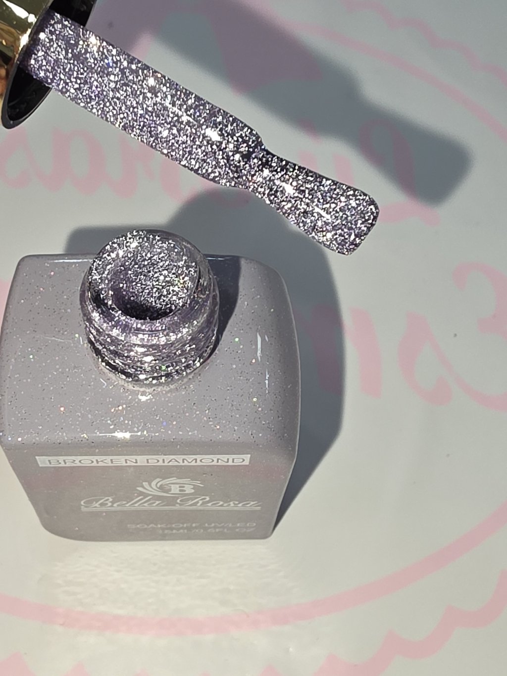 Esmalte reflexivo bella rosa 21