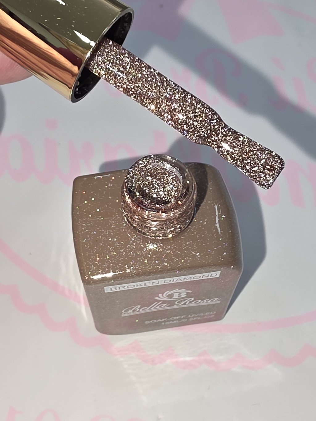 Esmalte reflexivo bella rosa 22