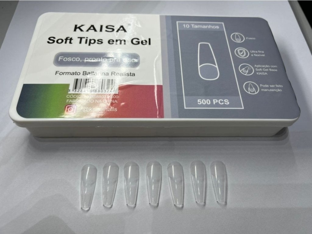 Postiça soft gel bailarina kaisa