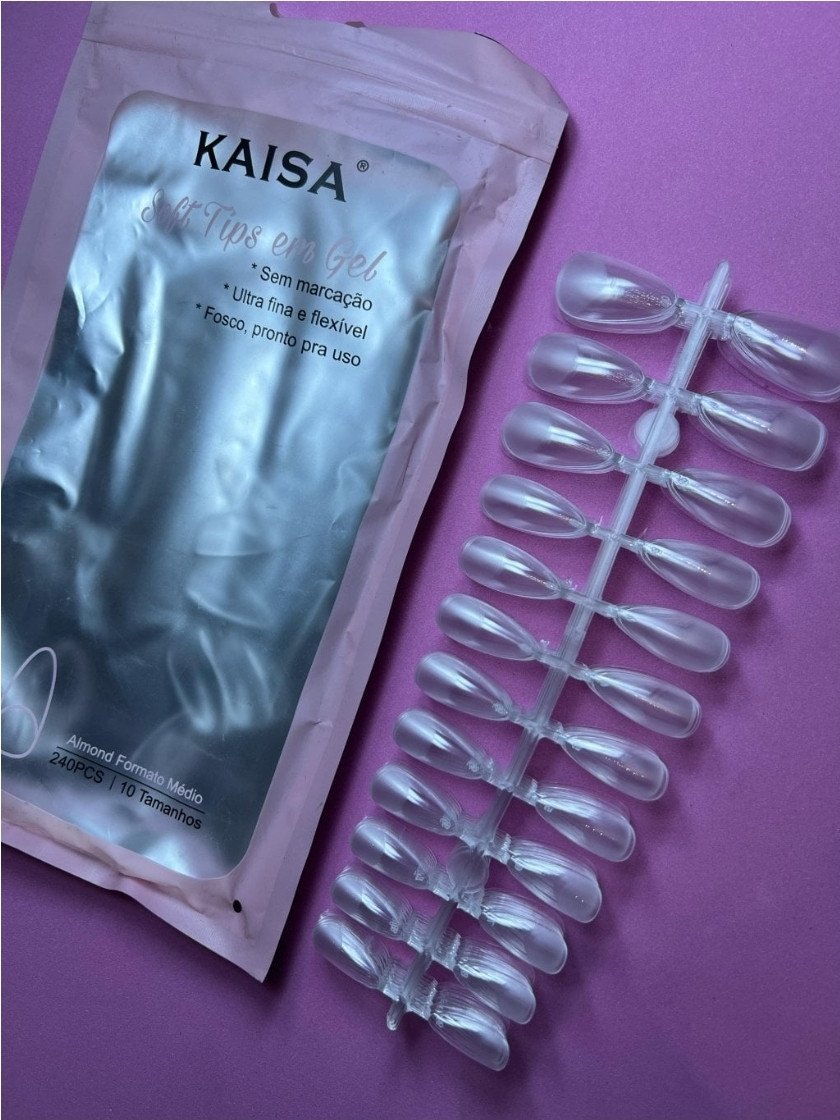 REFIL 240 UNHAS SOFT ALMOND KAISA