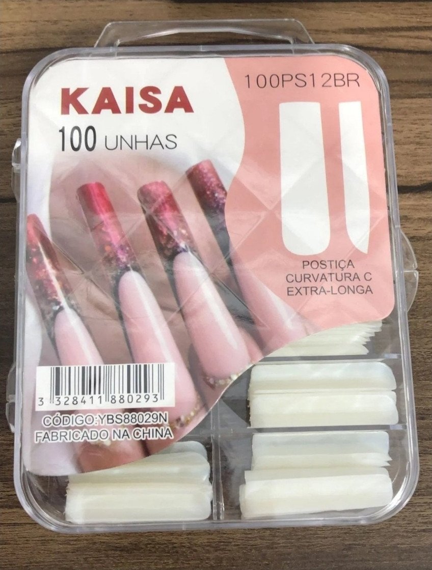 Postiça curvatura c extra longa natural