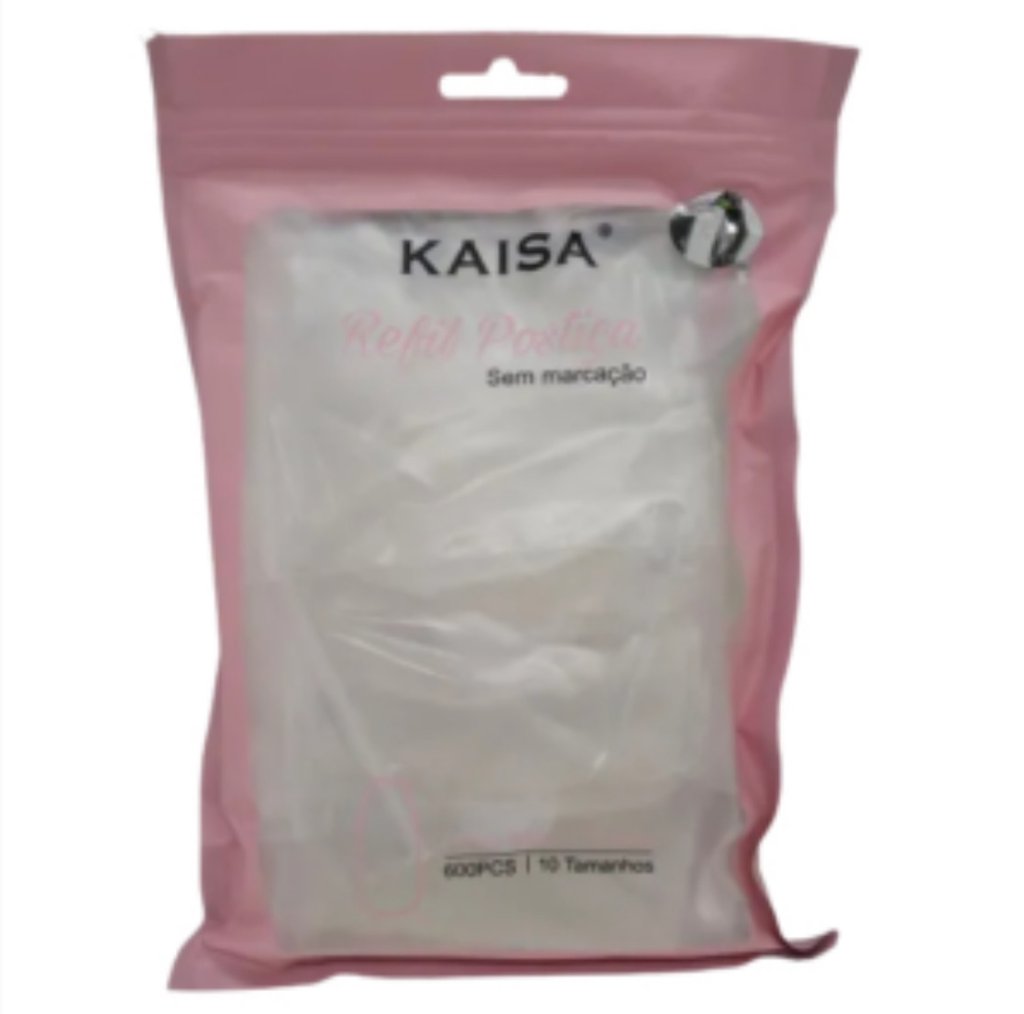 UNHA POSTIÇA BAILARINA REALISTA KAISA TRANSPARENTE