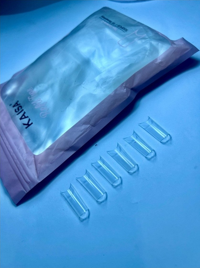 Tips curvatura c transparente pacote 500