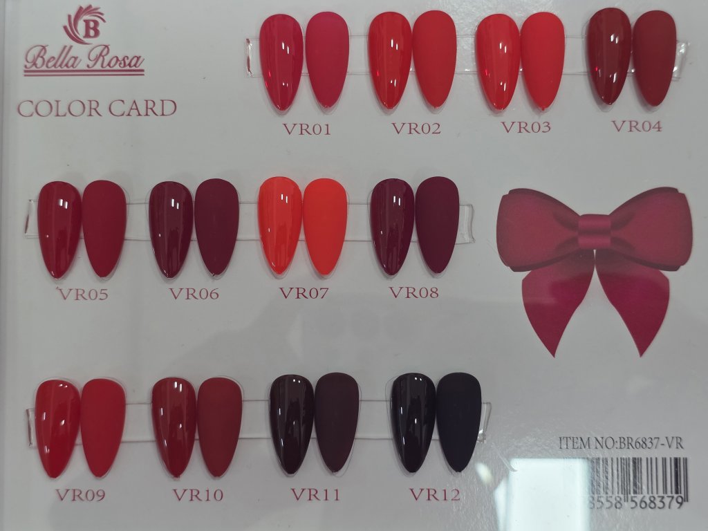 Esmalte coleção vermelhos bella rosa