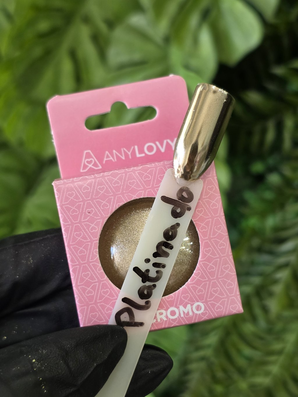 Pó cromado Anylovy platinado