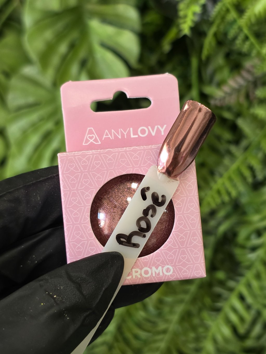 Pó cromado Anylovy rosê