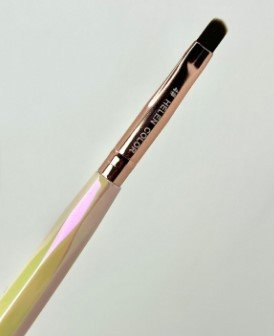 pincel lingua de gato branco perolado n6