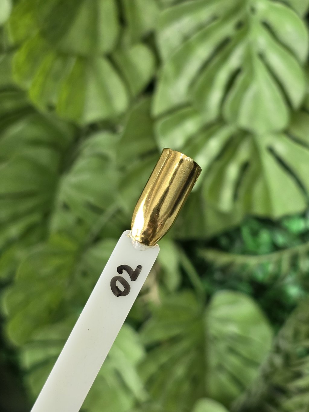 Pó cromado dourado Bella Rosa 02